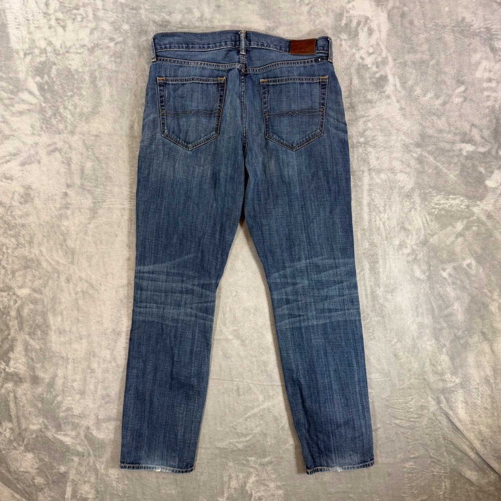 Lucky Brand 121 Heritage Slim Jeans Mens Size 34x32 Blue Medium Wash Denim - Picture 2 of 8